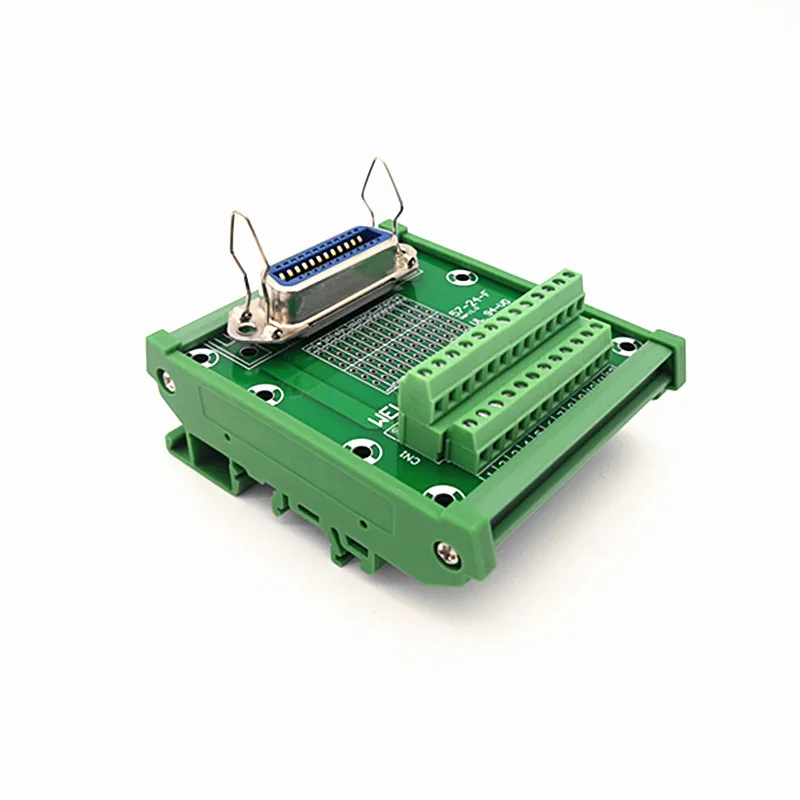 DIN Rail Mount 57Series 24-Pin 0.085" Female Header Connector Breakout Board.
DIN Rail Mount 57Series 24-Pin 0.085" Female Header Connector Breakout Board.