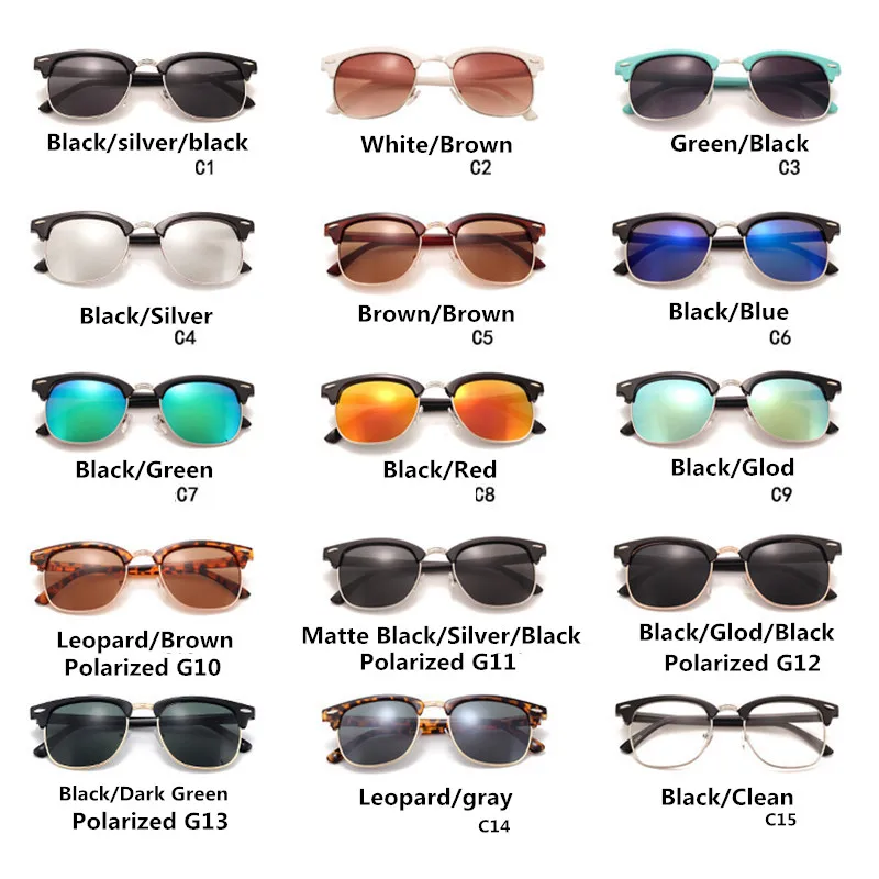 Classic Polarized Sunglasses Men Women Retro Brand Designer High Quality Vintage Sun Glasses Female Male Fashion Mirror
Classic Polarized Sunglasses Men Women Retro Brand Designer High Quality Vintage Sun Glasses Female Male Fashion Mirror