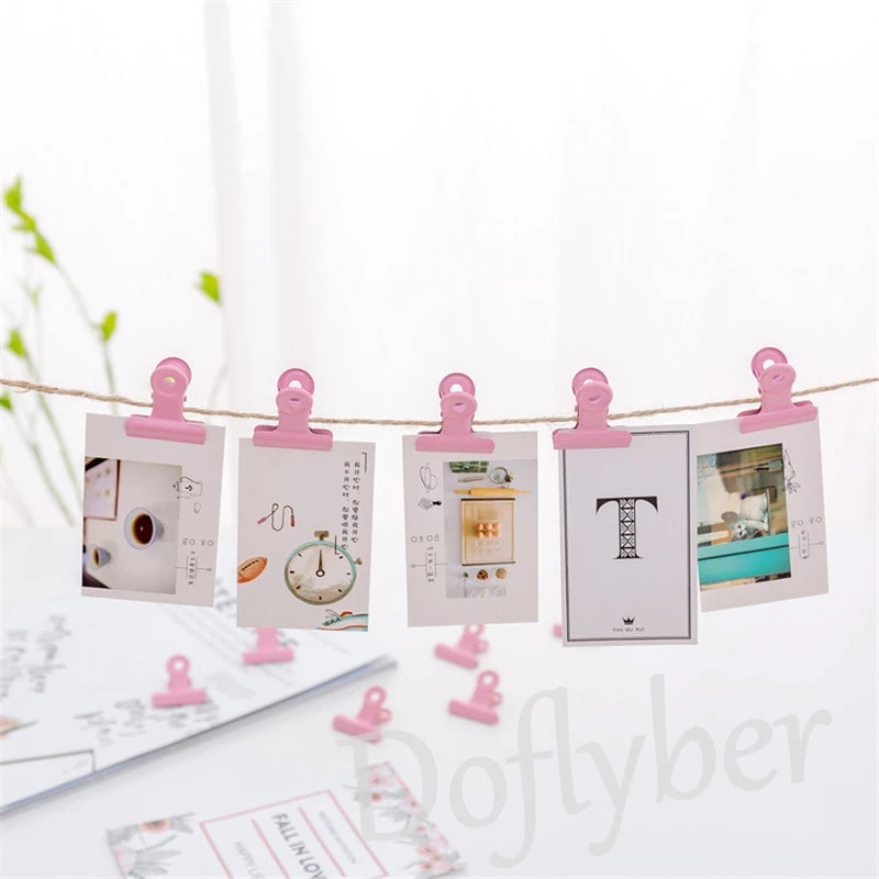 5pcs/lot Cute Pink Metal Binder Clips Folder Notes Letter Paper Clip Clamp School Office Binding Supplies Accessories
5pcs/lot Cute Pink Metal Binder Clips Folder Notes Letter Paper Clip Clamp School Office Binding Supplies Accessories