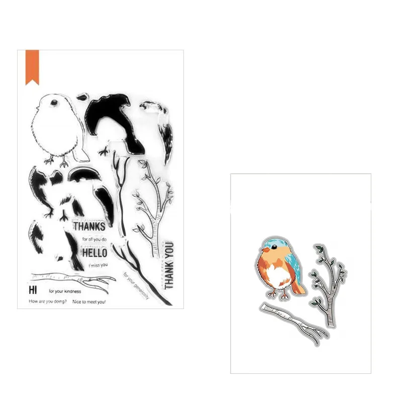 Birds Cutting Dies And Stamps Set Scrapbooking Diy Decoration Craft Embossing Stencil 2021 New Christmas 2021 New Arrival
Birds Cutting Dies And Stamps Set Scrapbooking Diy Decoration Craft Embossing Stencil 2021 New Christmas 2021 New Arrival