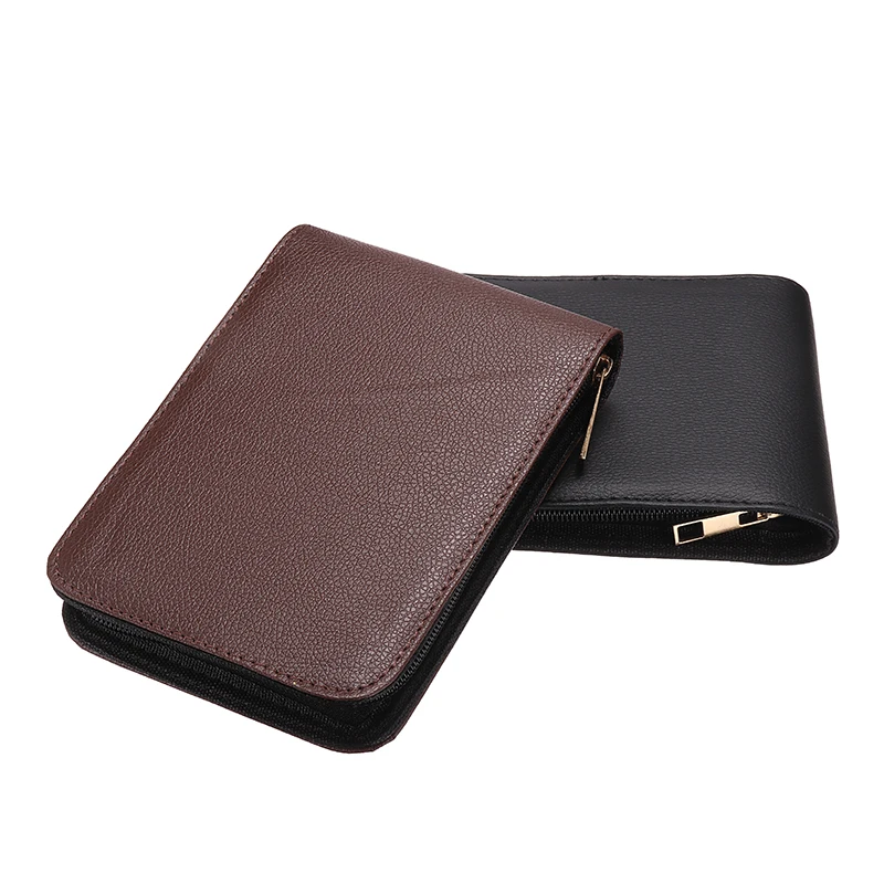 1pc 12 Pens Fountain Pen Roller Leather Case Holder Leather Zipper Black / Coffee Pen Storage Bag For Student Gift Mayitr
1pc 12 Pens Fountain Pen Roller Leather Case Holder Leather Zipper Black / Coffee Pen Storage Bag For Student Gift Mayitr