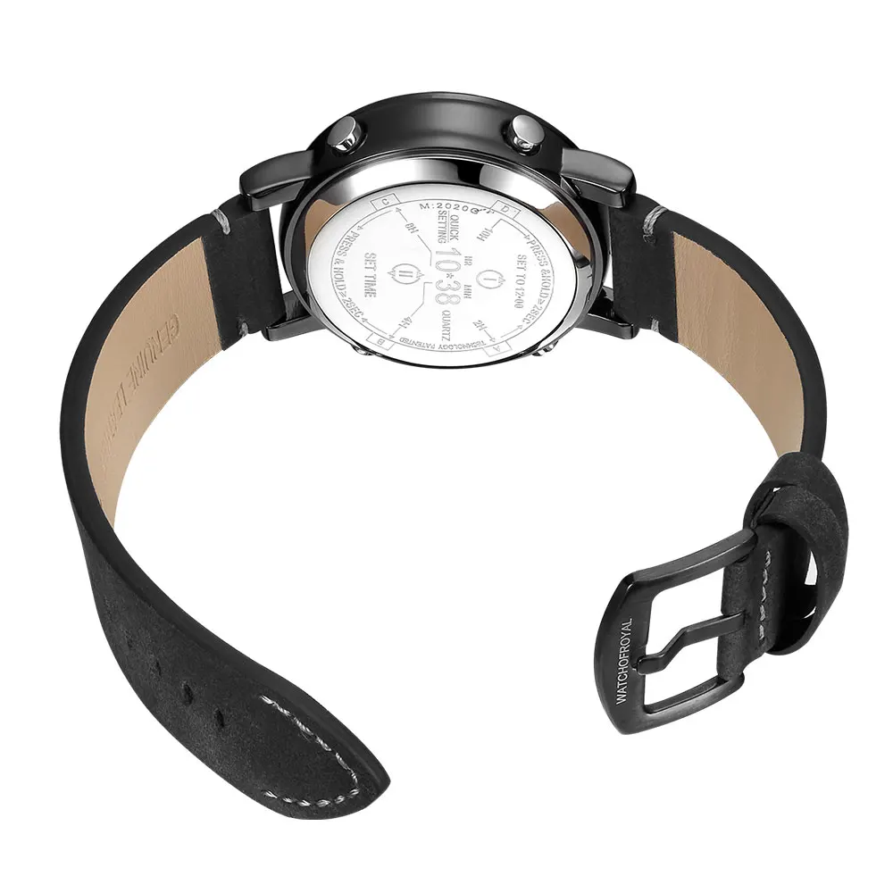 Men's Watches Fashion Digital Roller Numbers Quartz Watch for Man Luxury Sport Leather Strap Wrist Watch Relogios Montre
Men's Watches Fashion Digital Roller Numbers Quartz Watch for Man Luxury Sport Leather Strap Wrist Watch Relogios Montre