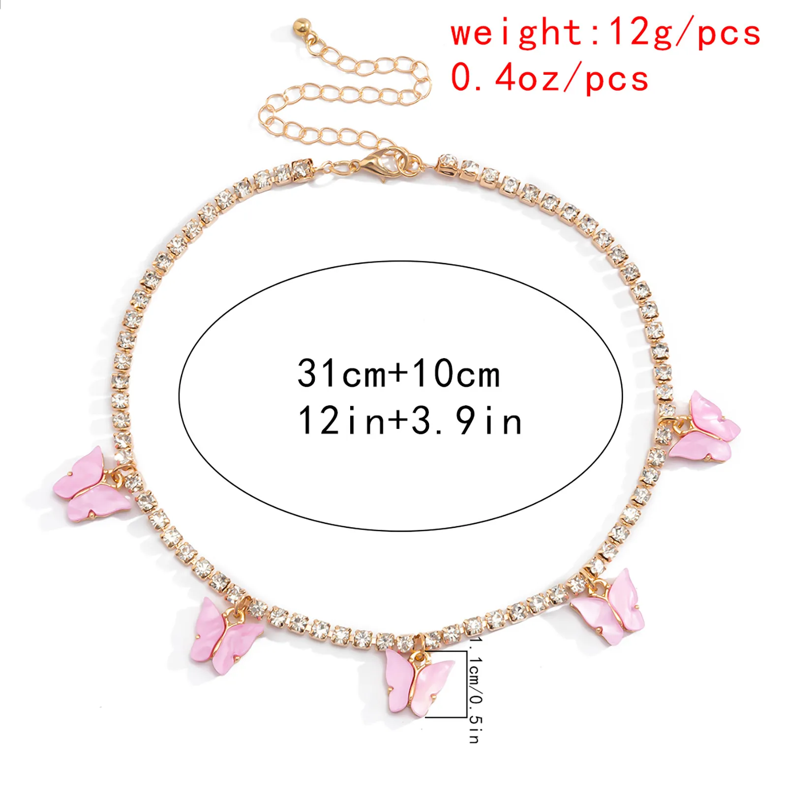 Sweet And Lovely Butterfly Necklace For Female Gold Silver Shiny Srystal Chain necklace for women 2021
Sweet And Lovely Butterfly Necklace For Female Gold Silver Shiny Srystal Chain necklace for women 2021
