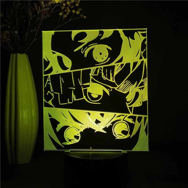 Led 3D Night Light Anime Demon Slayer Figure Kamado Tanjirou Zenitsu Inosuke Face Manga Figurine Lamp Bedroom Decor Gift
Led 3D Night Light Anime Demon Slayer Figure Kamado Tanjirou Zenitsu Inosuke Face Manga Figurine Lamp Bedroom Decor Gift