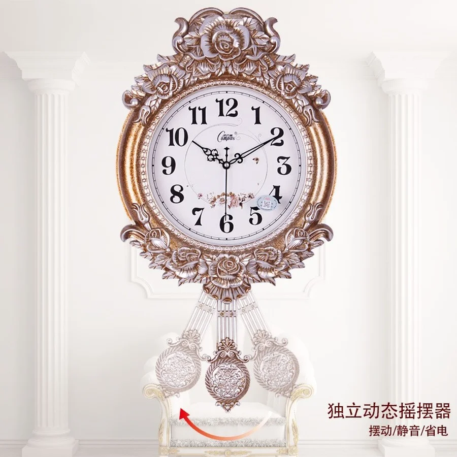 Luxury Numbers Wall Clock Large Pendulum Display Silent Creative Vintage Wall Clock Living Room Reloj De Pared Home Decor DL60WC
Luxury Numbers Wall Clock Large Pendulum Display Silent Creative Vintage Wall Clock Living Room Reloj De Pared Home Decor DL60WC