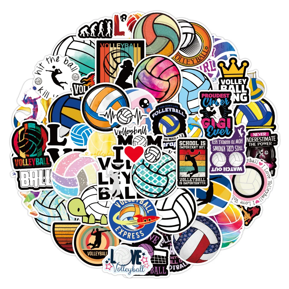 10/30/50pcs Cartoon Ball Sports New Volleyball Graffiti Stickers Cool Helmet Classic Window Wall Cute Kids Girl Toys Water
10/30/50pcs Cartoon Ball Sports New Volleyball Graffiti Stickers Cool Helmet Classic Window Wall Cute Kids Girl Toys Water