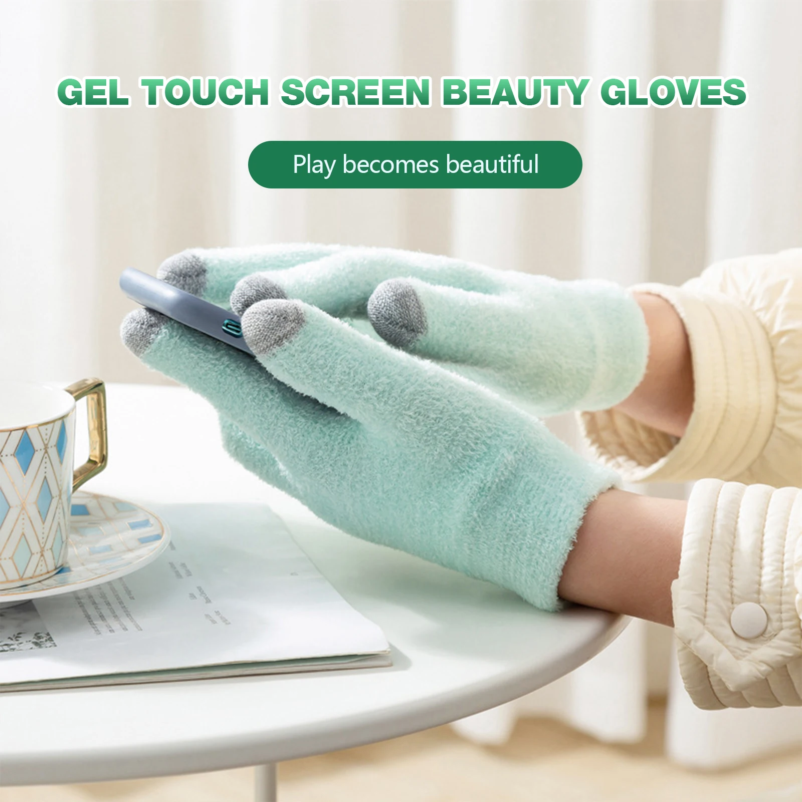 1 Set Reusable Spa Gel Socks & Gloves Moisturizing Whitening Exfoliating Velvet Smooth Beauty Hand Foot Care Silicone Socks A593
1 Set Reusable Spa Gel Socks & Gloves Moisturizing Whitening Exfoliating Velvet Smooth Beauty Hand Foot Care Silicone Socks A593
