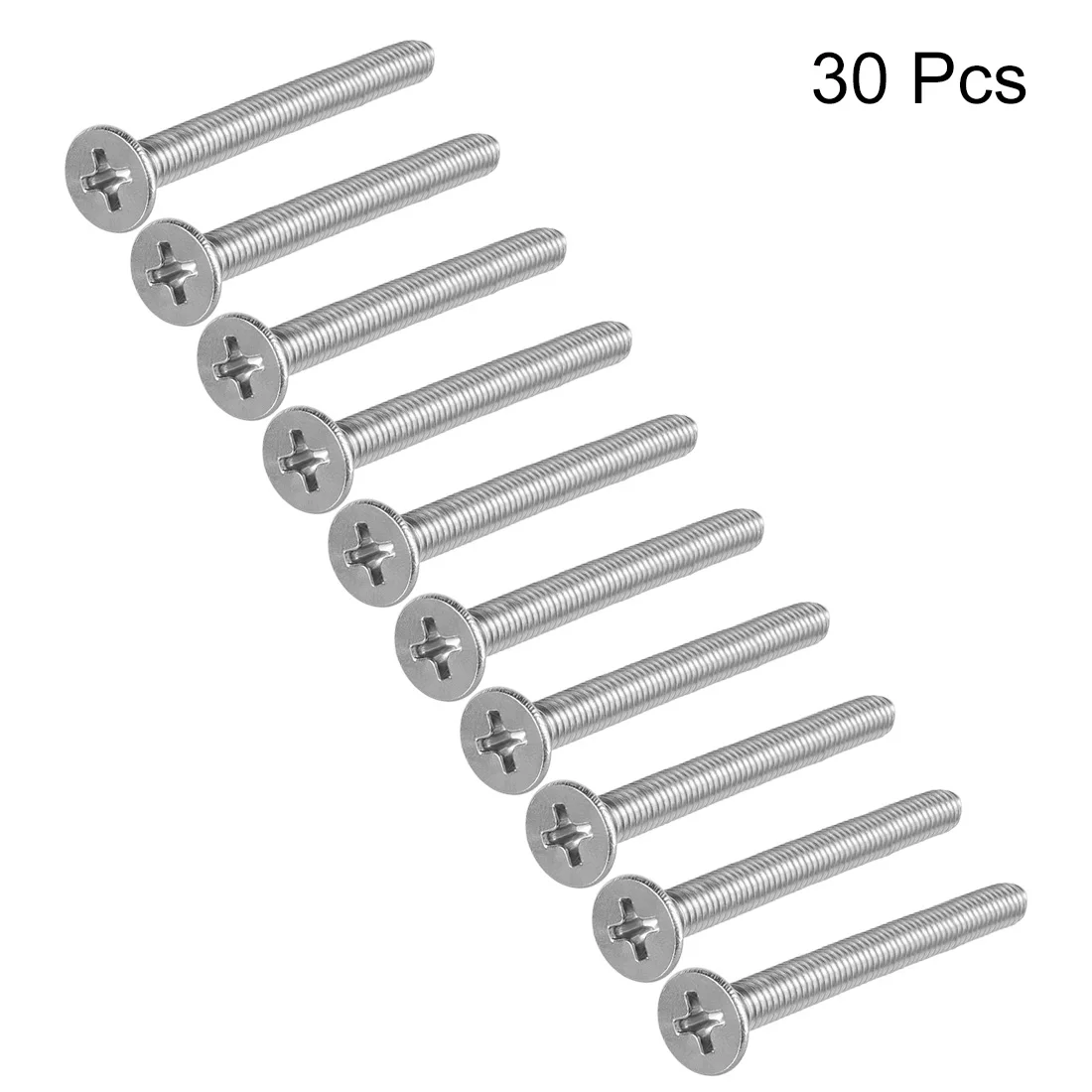 uxcell M4x35mm Flat Head Machine Screws Phillips Cross Screw 304 Stainless Steel Fasteners Bolts 30Pcs
uxcell M4x35mm Flat Head Machine Screws Phillips Cross Screw 304 Stainless Steel Fasteners Bolts 30Pcs