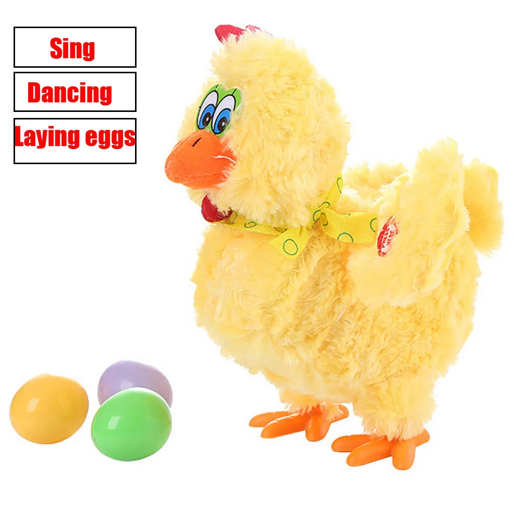 Kawaii Fummy Stuffed Toys Laying Eggs Chicken Plush Toy Electric Hen Musical Dancing Toys For Children Baby Kids Gifts игрушки
Kawaii Fummy Stuffed Toys Laying Eggs Chicken Plush Toy Electric Hen Musical Dancing Toys For Children Baby Kids Gifts игрушки