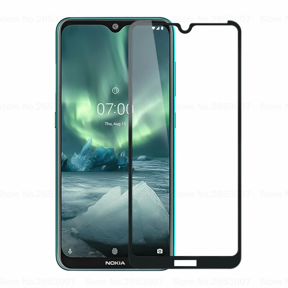 3D полное покрытие клеевое закаленное стекло для Nokia 7 2 4 3 8 1 5 Plus X5 Защитное экрана 9