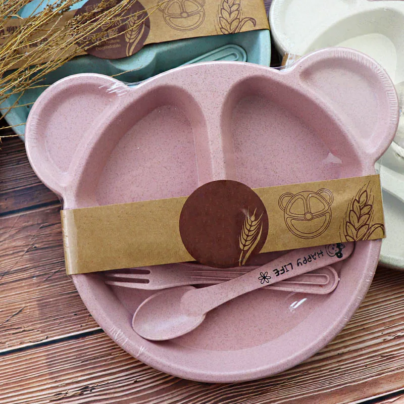 1Set Cartoon Bear Shape Baby Plate Fork Spoon Sets Breakfast Tray Cute Cartoon Baby Utensils Baby Feeding Supplies
1Set Cartoon Bear Shape Baby Plate Fork Spoon Sets Breakfast Tray Cute Cartoon Baby Utensils Baby Feeding Supplies
