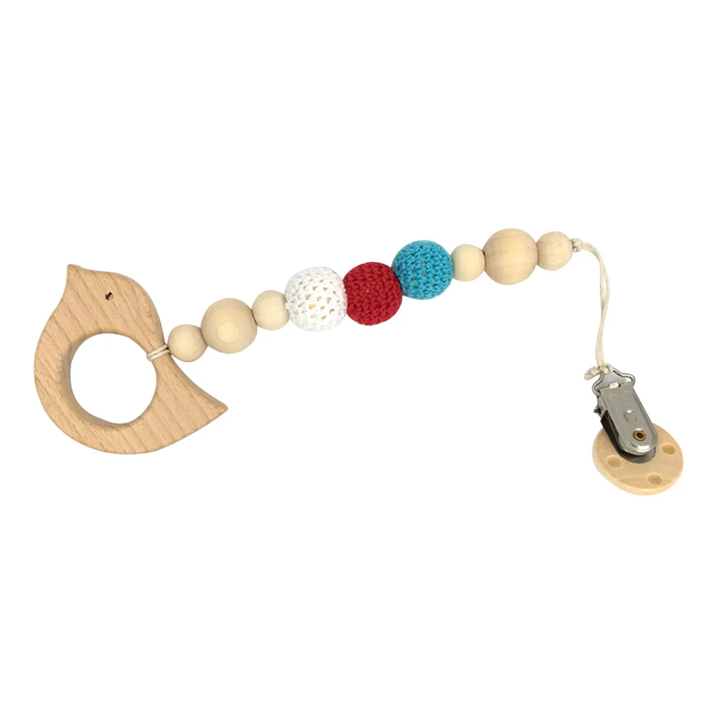 The New Baby Pacifier Clip Chain Dummy Holder Wooden Animal Infant Baby Teether Chain Stroller Accessories DIY Gift Toys
The New Baby Pacifier Clip Chain Dummy Holder Wooden Animal Infant Baby Teether Chain Stroller Accessories DIY Gift Toys
