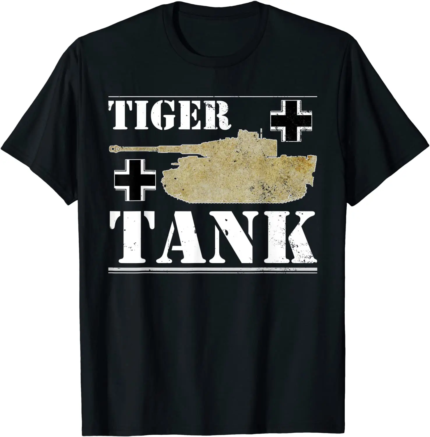 

Мужская футболка с принтом тигра танк-историческая Вторая мировая война (Вторая мировая война), немецкая футболка Panzer, Короткие повседневны...