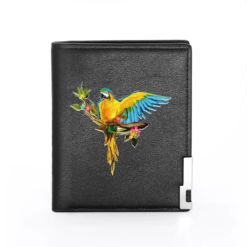High Quality Parrot Design Digital Printing Pu Leather Wallet Men Women Bifold Credit Card Holder Mini Short Purse Male Gift
High Quality Parrot Design Digital Printing Pu Leather Wallet Men Women Bifold Credit Card Holder Mini Short Purse Male Gift