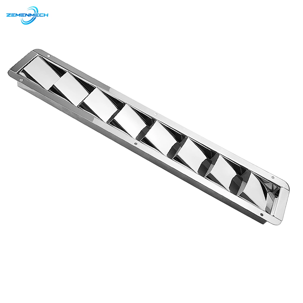 Marine Hardware 8 Slots Stainless Steel 304 Boat Marine Air Louver Vent Grille Ventilation Louvered Ventilator Grill Cover House
Marine Hardware 8 Slots Stainless Steel 304 Boat Marine Air Louver Vent Grille Ventilation Louvered Ventilator Grill Cover House
