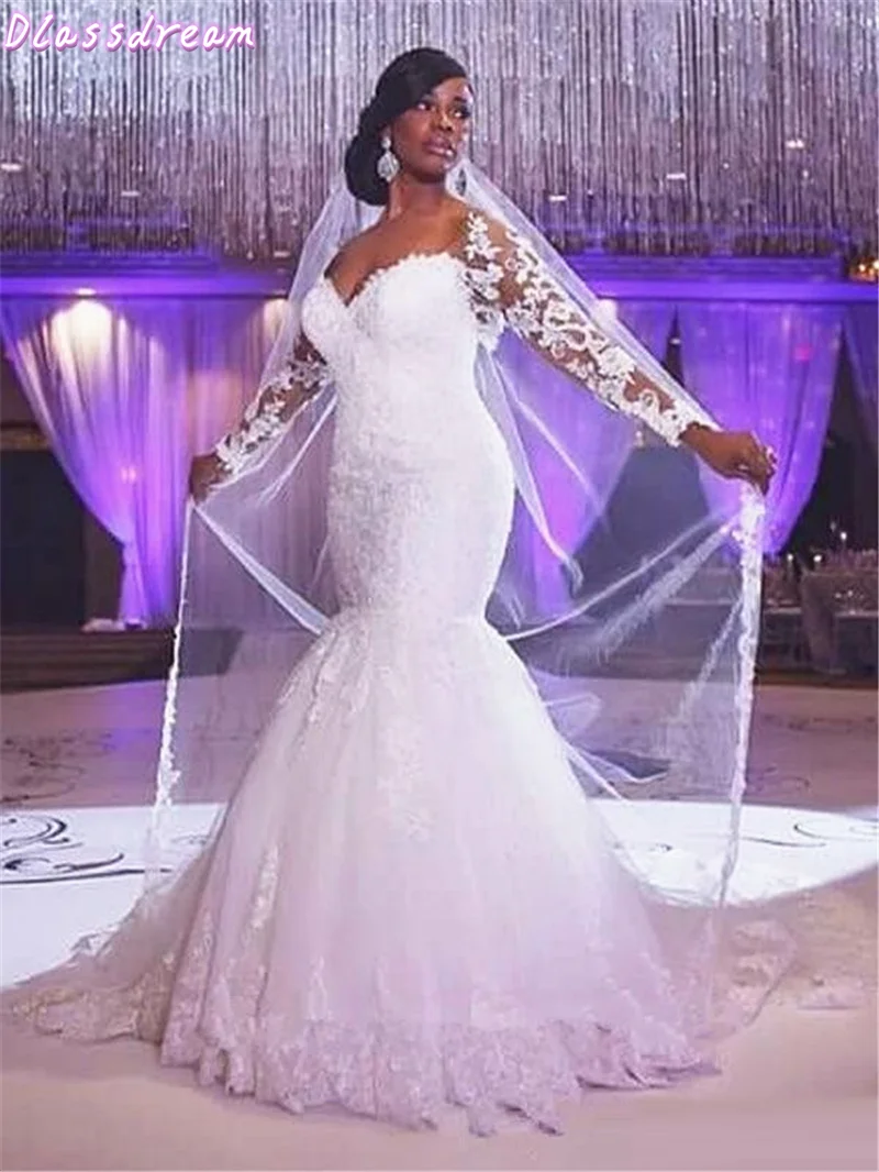 Wedding Dress 2020 White Mermaid Sweep Train Off Shoulder Long Sleeve Applique V-neck Sequin Bridal Dress платья знаменитостей
Wedding Dress 2020 White Mermaid Sweep Train Off Shoulder Long Sleeve Applique V-neck Sequin Bridal Dress платья знаменитостей