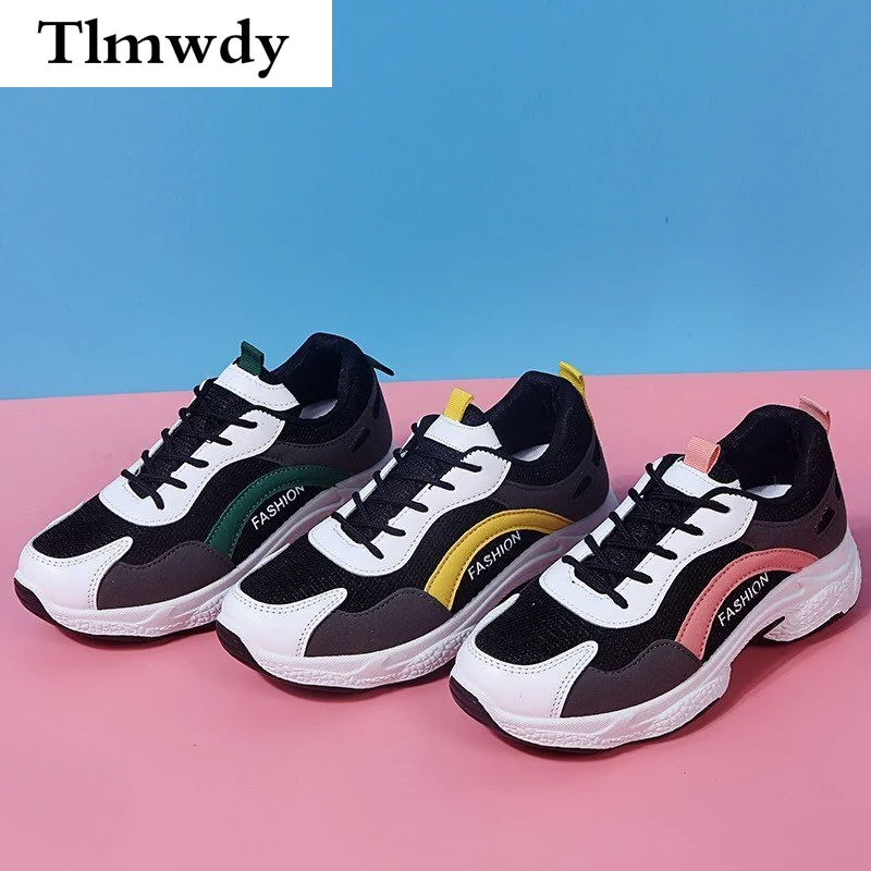 2021 Fashion New Women's Vulcanized Shoes Comfortable Breathable Mesh Casual Shoes Spring Women's Lace-up Non-slip Sneakers 
2021 Fashion New Women's Vulcanized Shoes Comfortable Breathable Mesh Casual Shoes Spring Women's Lace-up Non-slip Sneakers