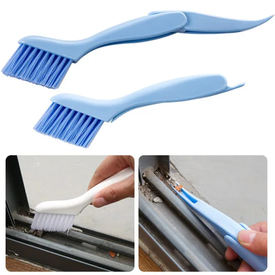 2-in-1 Multipurpose Window Groove Cleaning Brush Keyboard Nook and Cranny Dust Small Shovel / Window Track Cleaning Brushes 
2-in-1 Multipurpose Window Groove Cleaning Brush Keyboard Nook and Cranny Dust Small Shovel / Window Track Cleaning Brushes