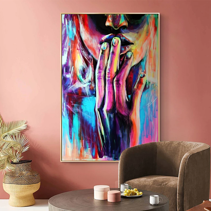 Современная красочная Женская абстрактная фигурка картина маслом на холсте принты настенный постер для гостиной домашний декор картины
Современная красочная Женская абстрактная фигурка картина маслом на холсте принты настенный постер для гостиной домашний декор картины