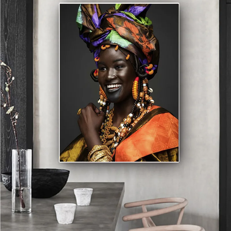 African Black Woman Gold Jewelry Art Posters And Prints Abstract African Girl Canvas Painting On The Wall Art Picture Wall Decor
African Black Woman Gold Jewelry Art Posters And Prints Abstract African Girl Canvas Painting On The Wall Art Picture Wall Decor