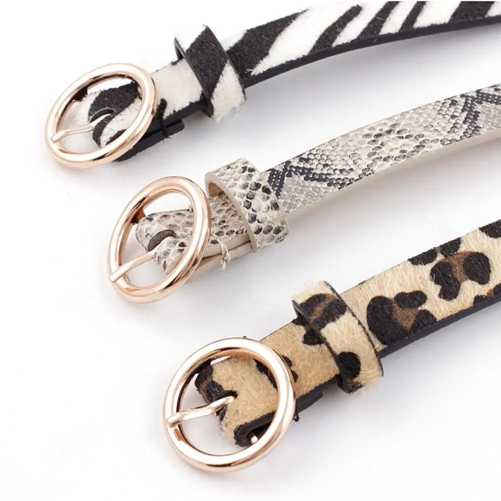 Women Retro Leopard Print Leather Belt Circle Alloy Buckle Ladies All Match Fashion Single Circle Embossing Chain Denim Pants
Women Retro Leopard Print Leather Belt Circle Alloy Buckle Ladies All Match Fashion Single Circle Embossing Chain Denim Pants