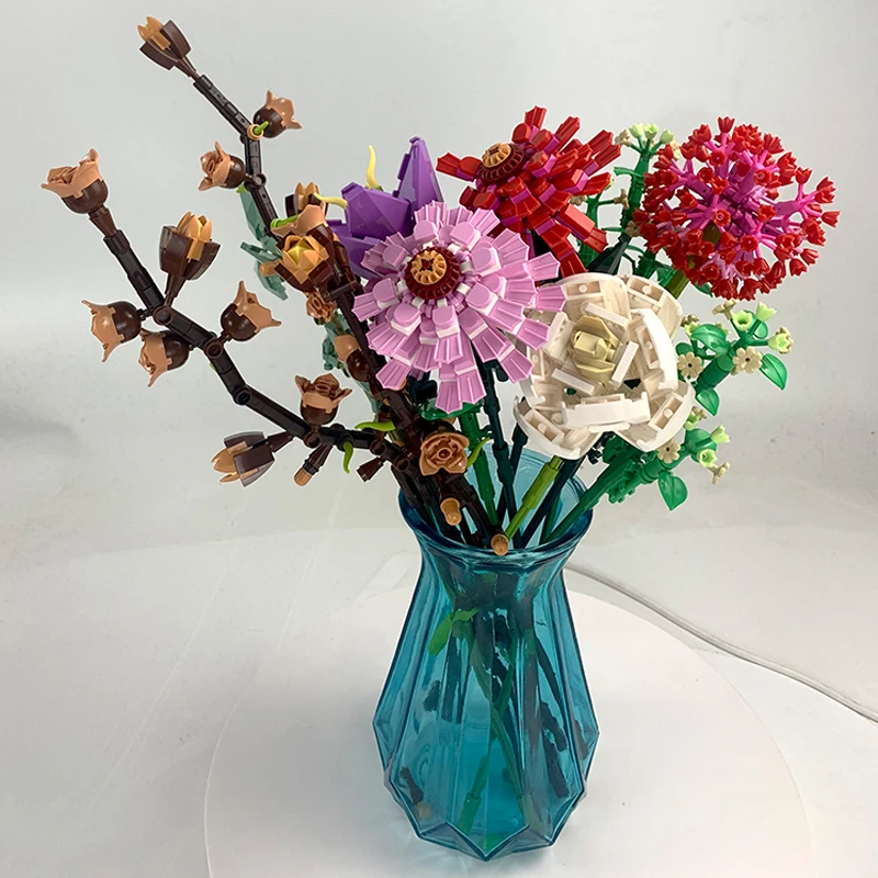 SEMBO Creator Botanical Rose Bouquet Building Blocks Plants Bonsai Bricks Model Toys For Adult Girlfriend Valentine's Day Gifts
SEMBO Creator Botanical Rose Bouquet Building Blocks Plants Bonsai Bricks Model Toys For Adult Girlfriend Valentine's Day Gifts