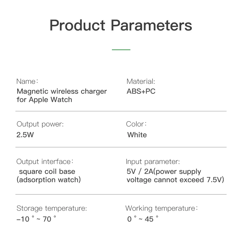 Portable Wireless Charger For IWatch 6 SE 5 4 Charging Dock Station USB Square Charger Cable For Apple Watch Series 1 2 3 4 5
Portable Wireless Charger For IWatch 6 SE 5 4 Charging Dock Station USB Square Charger Cable For Apple Watch Series 1 2 3 4 5