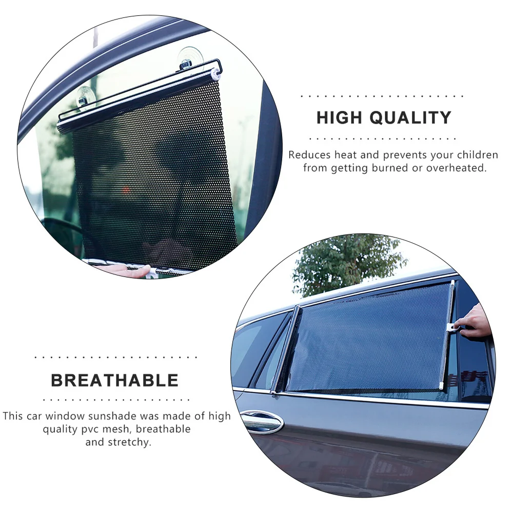 2 Pcs Car Window Sun Shade Cover Breathable Mesh Window Curtain Sun Visor Net
2 Pcs Car Window Sun Shade Cover Breathable Mesh Window Curtain Sun Visor Net