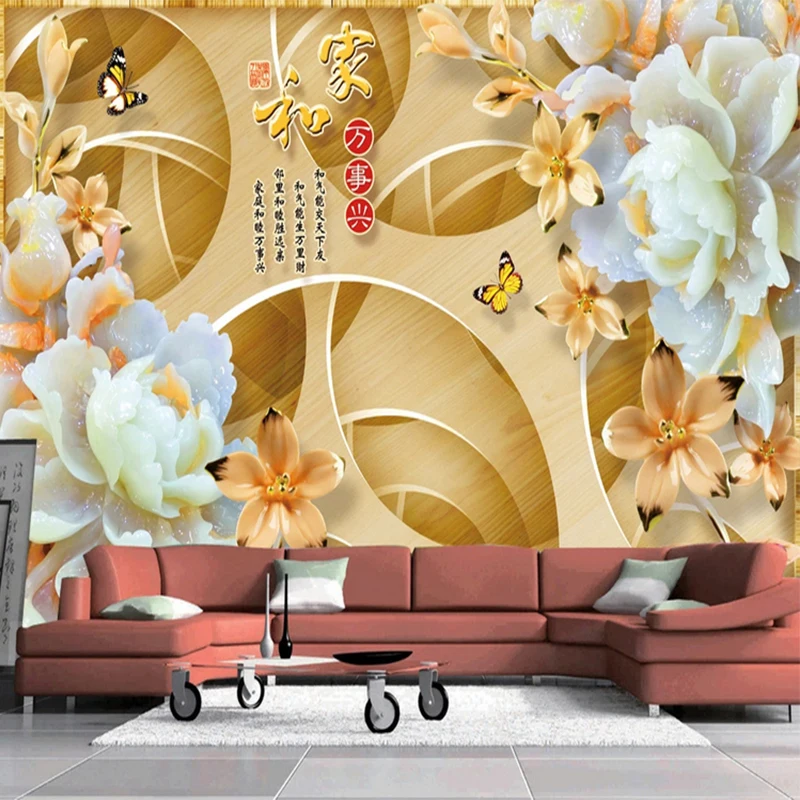 Custom Photo Wallpaper Jade Carving Wall Mural Designs Vinyl Peony Orchid Luxury Flower TV Background Wallpapers Home Decor Pap
Custom Photo Wallpaper Jade Carving Wall Mural Designs Vinyl Peony Orchid Luxury Flower TV Background Wallpapers Home Decor Pap