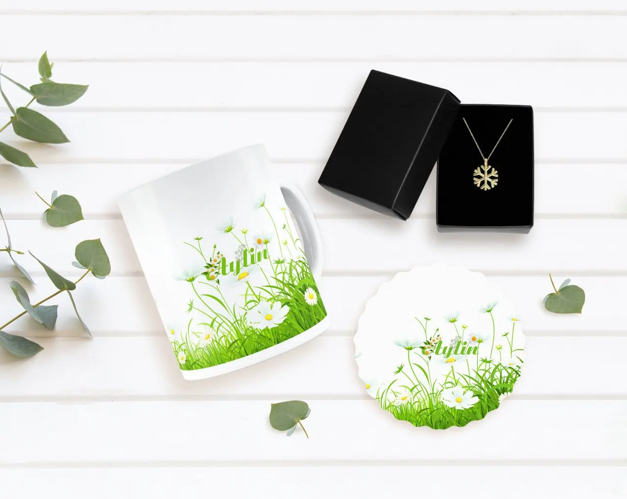 Персонализированные Дейзи тематические Подставка под кружку и подвесок в форме снежинок к Seti-6
Персонализированные Дейзи тематические Подставка под кружку и подвесок в форме снежинок к Seti-6