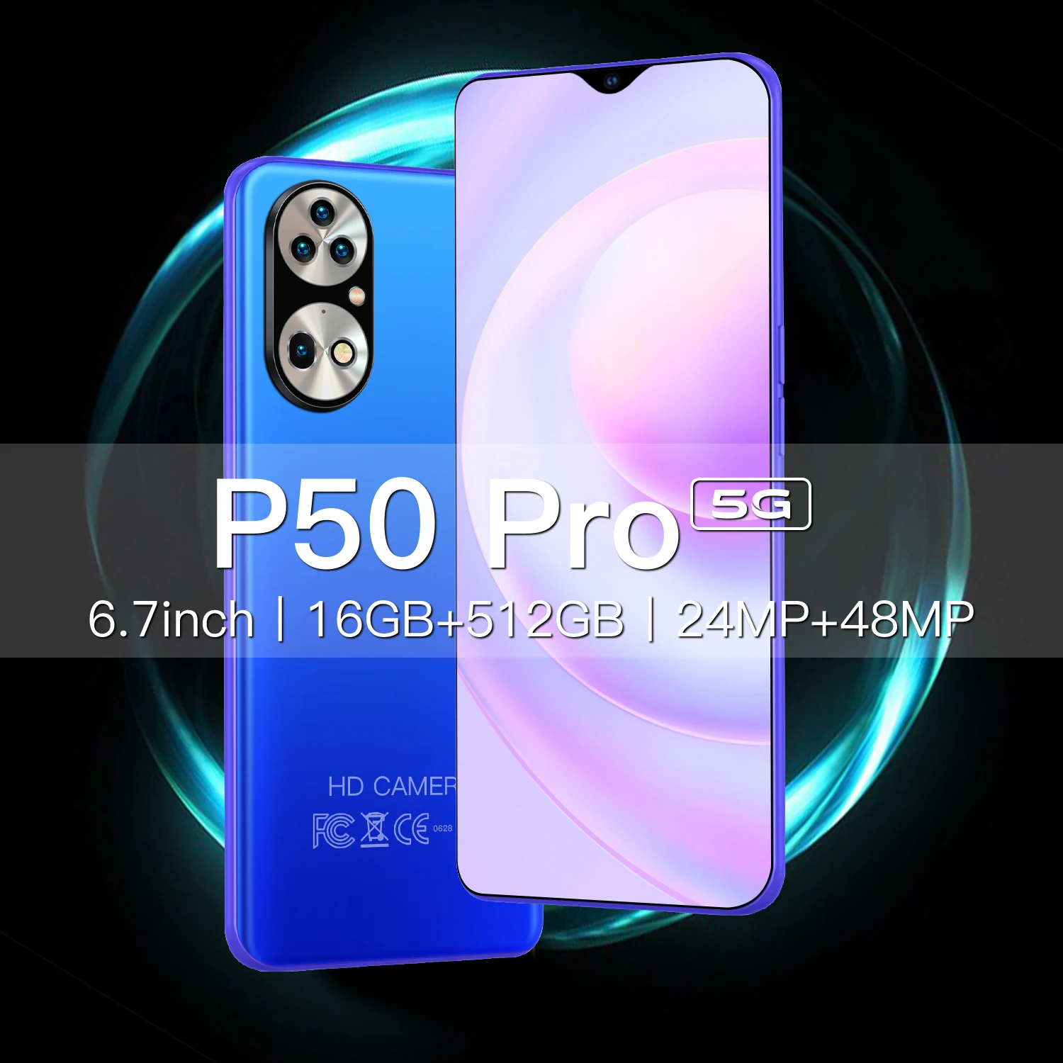 Galax P50 Pro+ Global Version Smartphone New Sansumg 16+512GB 5G Network Mobile Phone 6.7Inch HD Screen Snapdragon888 Cellphone
Galax P50 Pro+ Global Version Smartphone New Sansumg 16+512GB 5G Network Mobile Phone 6.7Inch HD Screen Snapdragon888 Cellphone