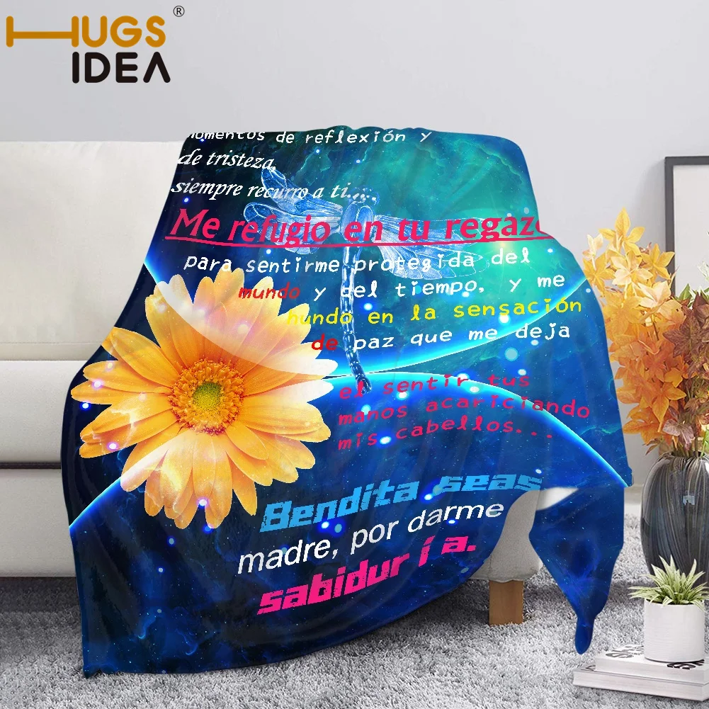 HUGSIDEA Warm Adult Flannel Blanket Spanish Letter to Mom Print Thin Fleece Bed Sofa Throw Blanket Home Decor Mother's Day Gift
HUGSIDEA Warm Adult Flannel Blanket Spanish Letter to Mom Print Thin Fleece Bed Sofa Throw Blanket Home Decor Mother's Day Gift