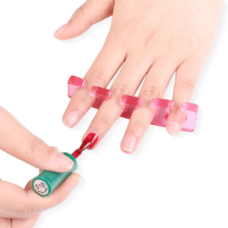 

Nail Art разделители для пальцев Ноги Пальцы УФ Гель-лак Красота для ногтей Маникюр Педикюр Инструменты Q81B