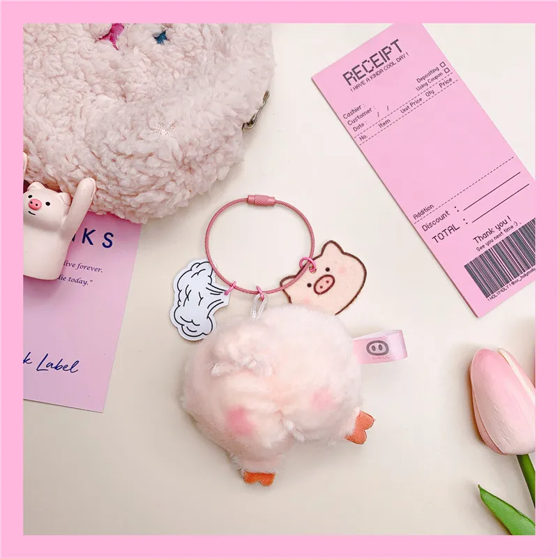 Ins Girl Keychains Lovely Plush Pig Brooch Pendant Soft Package Pendant Keychain Pig Butt Bus Card Set Apple Ear Case Keyring
Ins Girl Keychains Lovely Plush Pig Brooch Pendant Soft Package Pendant Keychain Pig Butt Bus Card Set Apple Ear Case Keyring