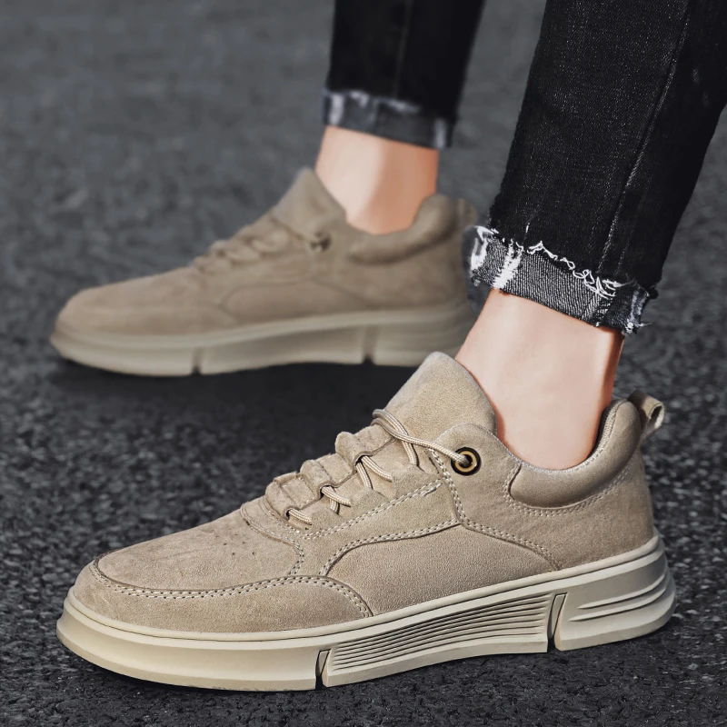 Men Fashion Shoes suede Leather Shoes lace up oxfords Breathable High Quality Shoes men Casual Flats Shoes Outdoor Men Shoes
Men Fashion Shoes suede Leather Shoes lace up oxfords Breathable High Quality Shoes men Casual Flats Shoes Outdoor Men Shoes