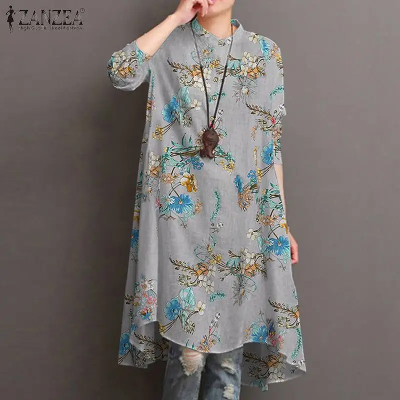 Винтажная блузка ZANZEA с цветочным принтом, осенняя женская рубашка с длинным рукавом, свободные Ретро блузы, женские повседневные свободные ...
Винтажная блузка ZANZEA с цветочным принтом, осенняя женская рубашка с длинным рукавом, свободные Ретро блузы, женские повседневные свободные ...
