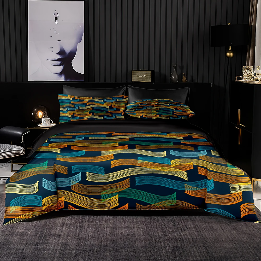 Ultra-Luxury Style Duvet Cover Set With Pillowcase,210x210 Quilt Cover,140x200 Blanket Cover,Abstract Color Pattern Bedding Set
Ultra-Luxury Style Duvet Cover Set With Pillowcase,210x210 Quilt Cover,140x200 Blanket Cover,Abstract Color Pattern Bedding Set