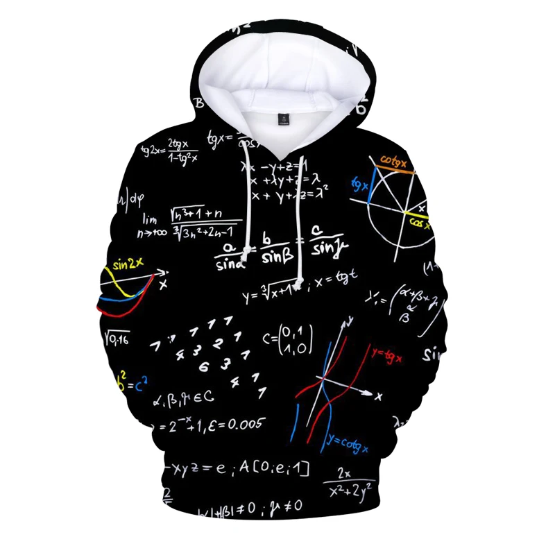 Забавные толстовки с капюшоном для мужчин и женщин, с 3d-изображением математики, модные уличные толстовки с 3d-изображением для мальчиков и д...
Забавные толстовки с капюшоном для мужчин и женщин, с 3d-изображением математики, модные уличные толстовки с 3d-изображением для мальчиков и д...