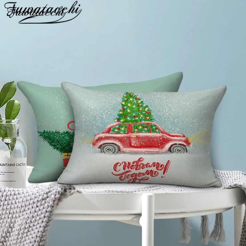 Fuwatacchi Decorative Pillow Cover Christmas Car Cushion Cover For 30x50cm Nordic Throw Pillows Xmas Gift Home Decor Pillowcases
Fuwatacchi Decorative Pillow Cover Christmas Car Cushion Cover For 30x50cm Nordic Throw Pillows Xmas Gift Home Decor Pillowcases
