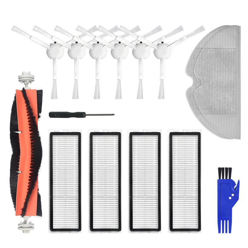 Hepa Filter for Xiaomi Dreame F9 Mop Cloth Main Roller Brush Side Brushes Filters Vacuum Cleaner Parts,15 Pack
Hepa Filter for Xiaomi Dreame F9 Mop Cloth Main Roller Brush Side Brushes Filters Vacuum Cleaner Parts,15 Pack