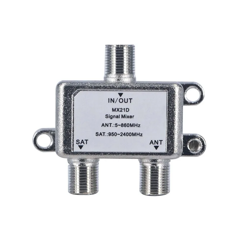 MX21D Switch Switcher 2 to 1 Dual-use 2 Way Port TV Signal Satellite Sat Coaxial Diplexer Combiner Splitter Combiners
MX21D Switch Switcher 2 to 1 Dual-use 2 Way Port TV Signal Satellite Sat Coaxial Diplexer Combiner Splitter Combiners