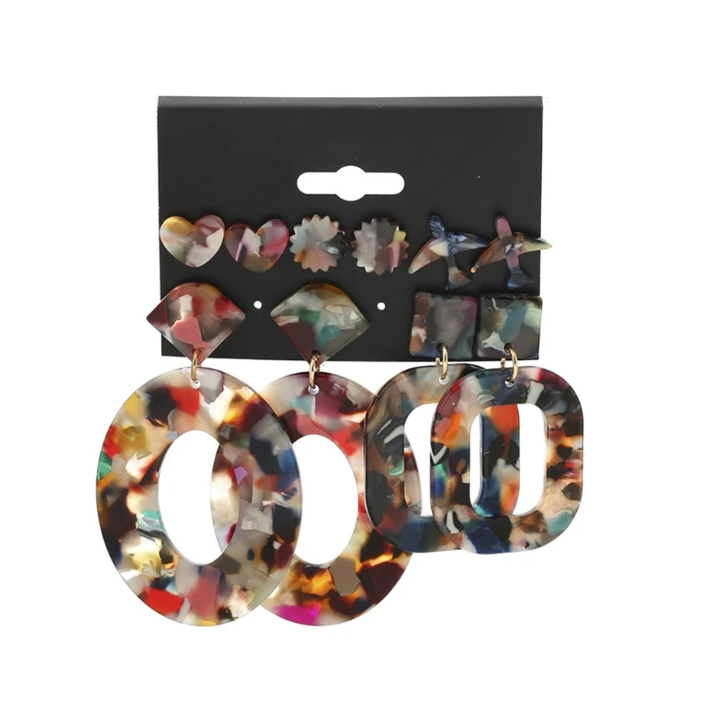 1 Set Fashion Women Acrylic Earrings Drop Dangle Ear Stud Jewelry Gifts Charms Decorations
1 Set Fashion Women Acrylic Earrings Drop Dangle Ear Stud Jewelry Gifts Charms Decorations