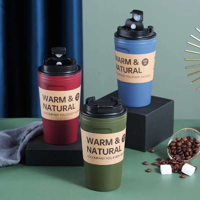 420ml Coffee Mug Leak-Proof Non-Slip Car Vacuum Flask Travel Cup Portable Water Bottle Outdoor Camping Hiking Picnic Cup Mugs
420ml Coffee Mug Leak-Proof Non-Slip Car Vacuum Flask Travel Cup Portable Water Bottle Outdoor Camping Hiking Picnic Cup Mugs