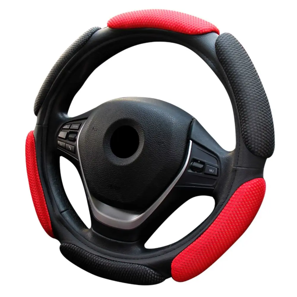 Universal Car Steering Wheel Cover Anti slip patchwork design Fashion 38cm Car steering wheel protective cover
Universal Car Steering Wheel Cover Anti slip patchwork design Fashion 38cm Car steering wheel protective cover