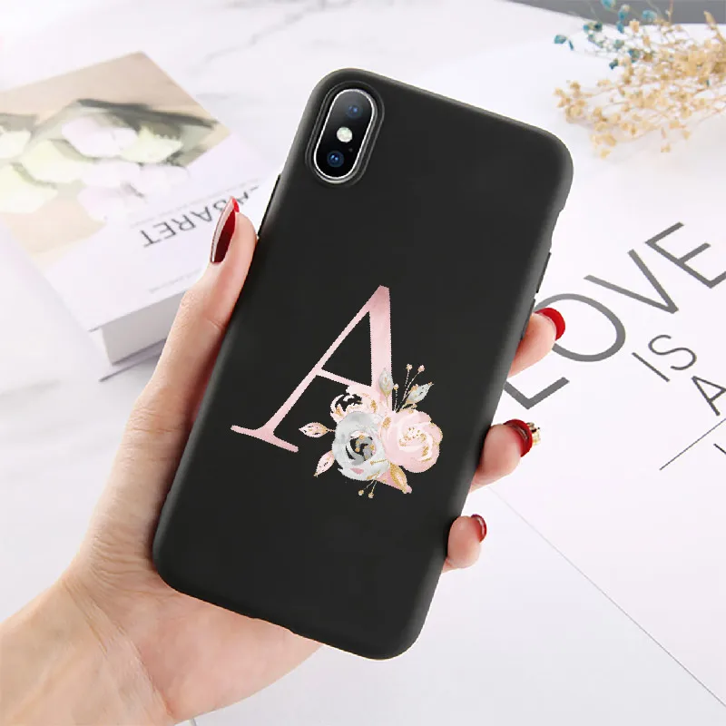 Чехол для iPhone 12 XS X XR 11 Pro Max 8 8Plus 7 7Plus из мягкого силикона с изображением цветов розы