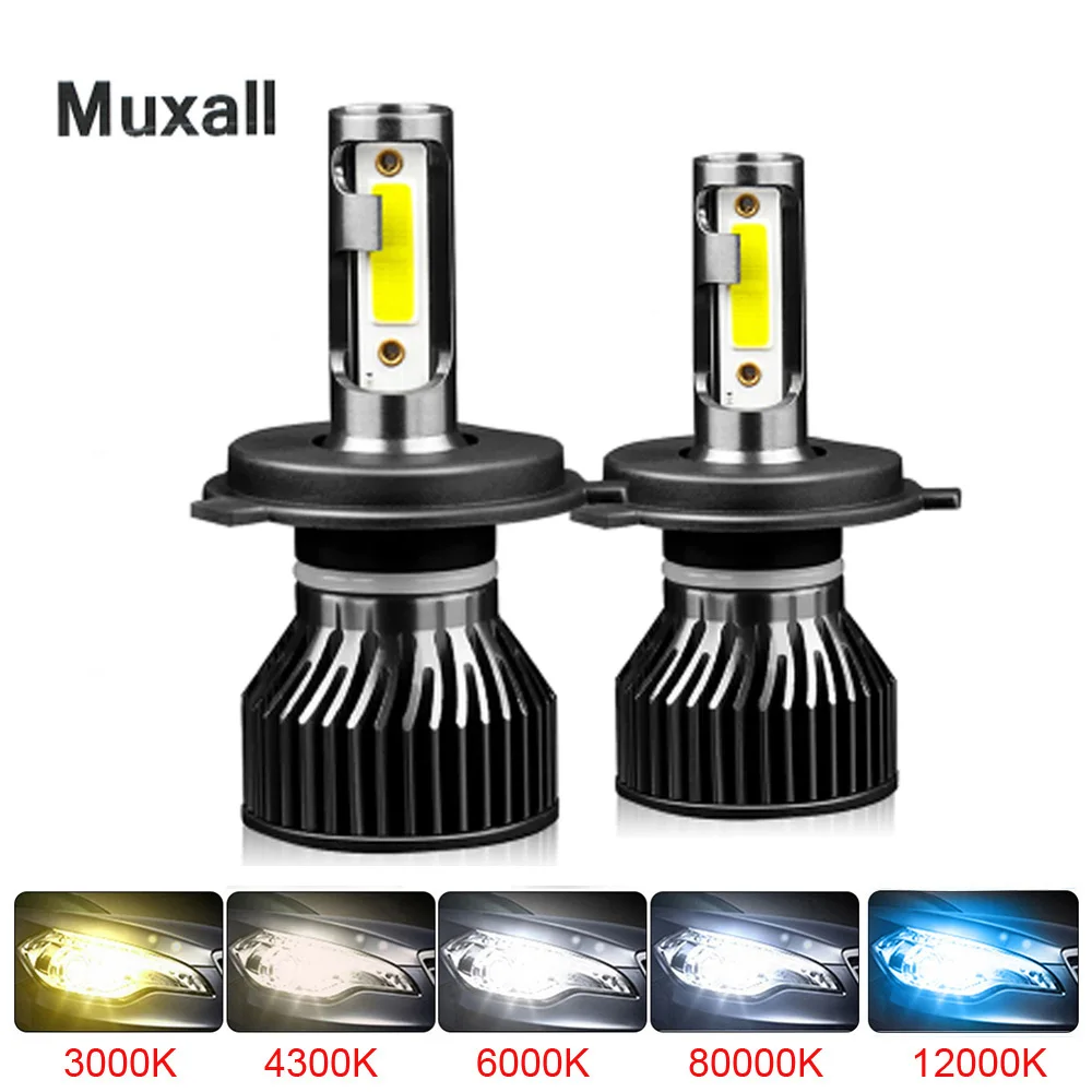 Muxall H4 H7 LED 20000LM Car Headlight Bulb H1 H3 H8 H9 H11 H27 880 9005 HB3 9006 HB4 6000K Running Auto Fog HeadLamp
Muxall H4 H7 LED 20000LM Car Headlight Bulb H1 H3 H8 H9 H11 H27 880 9005 HB3 9006 HB4 6000K Running Auto Fog HeadLamp