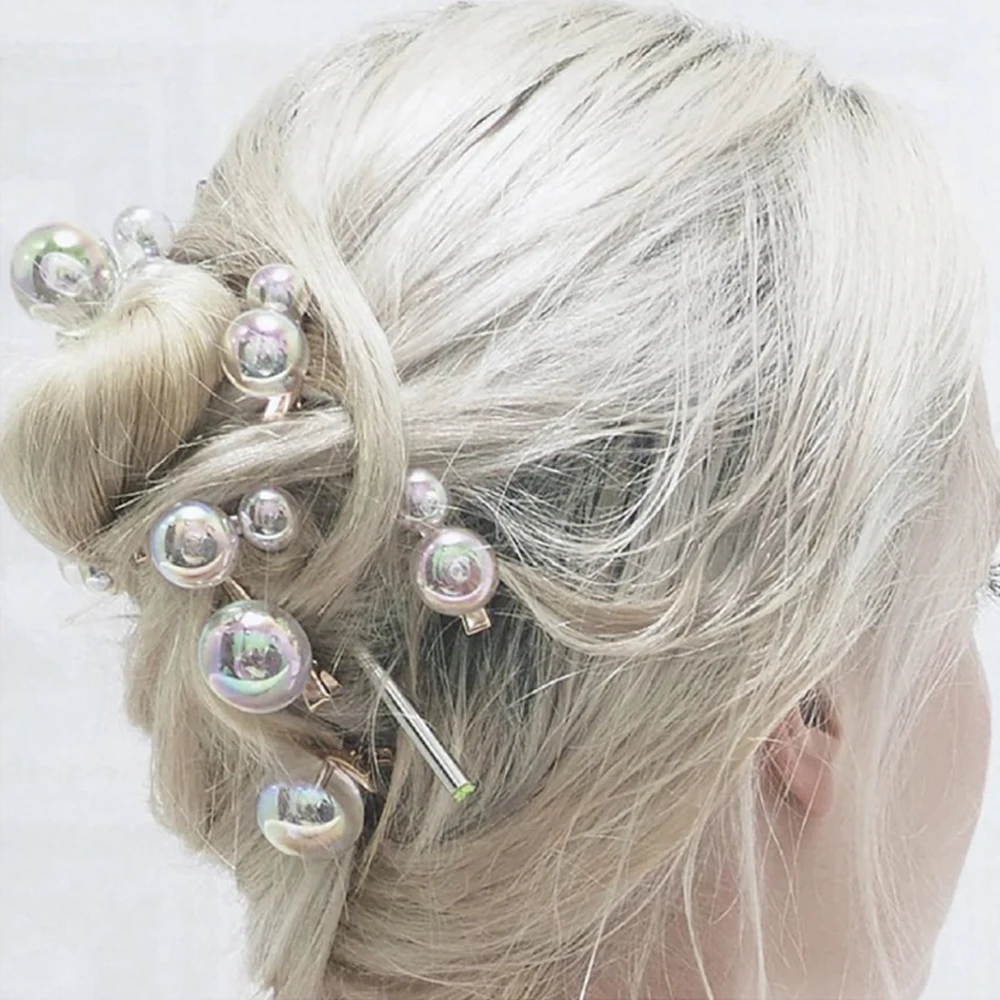 New Punk Vintage Glass Ball Hair Clips for Women Korean Fashion Cartoon Small Geometric Barrettes Kawaii Hairpins Accessories
New Punk Vintage Glass Ball Hair Clips for Women Korean Fashion Cartoon Small Geometric Barrettes Kawaii Hairpins Accessories