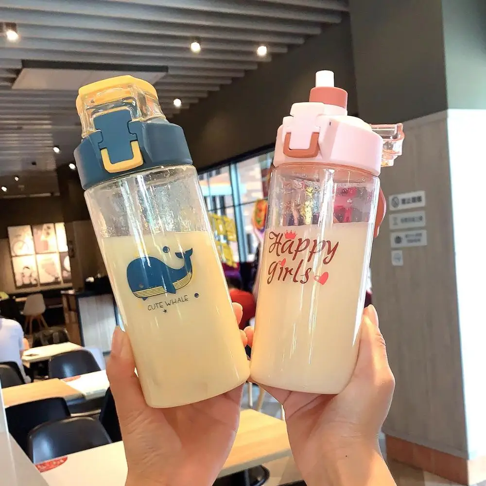 500ml cute kawaii water bottle with leak-proof water bottle for children sports health plastic bottle with handle BPA free drink
500ml cute kawaii water bottle with leak-proof water bottle for children sports health plastic bottle with handle BPA free drink