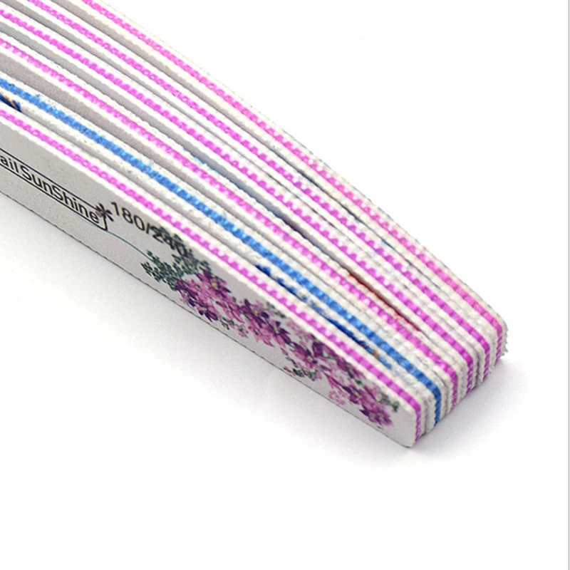 Semilune Flower Printed Nail File Nail Polishing Double Side Pedicure Tool Sanding Files Half Moon Buffer Sandpaper Nail File
Semilune Flower Printed Nail File Nail Polishing Double Side Pedicure Tool Sanding Files Half Moon Buffer Sandpaper Nail File