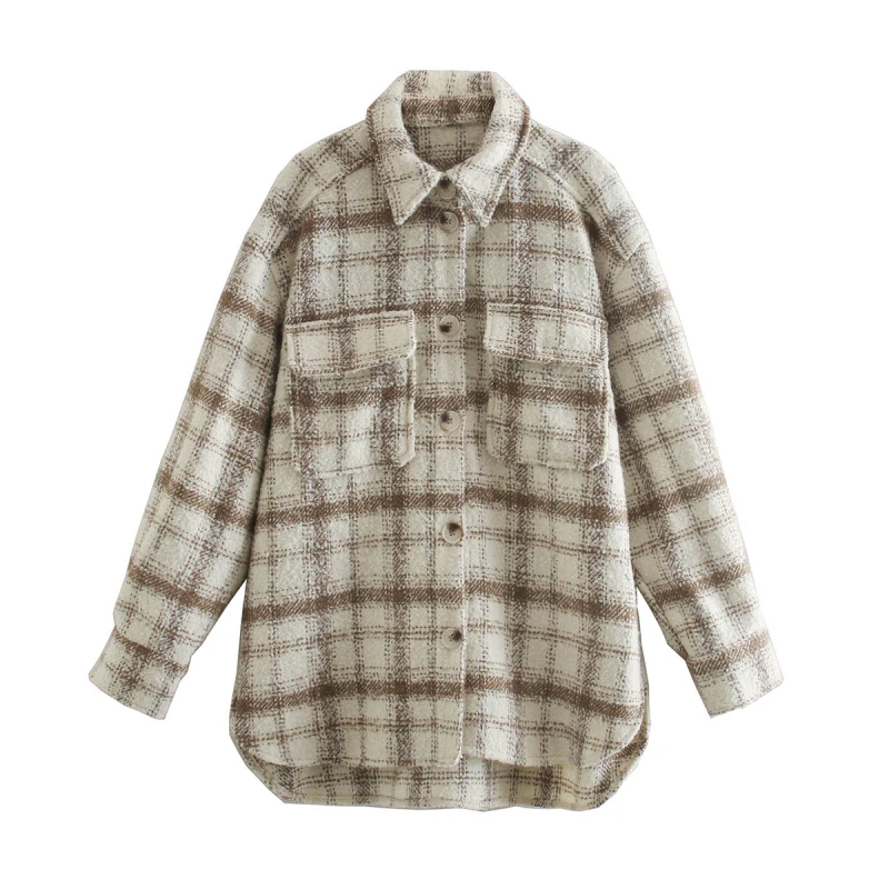 Vintage Women Soft Tweed Shirts 2021 Spring-Autumn Fashion Ladies Elegant Loose Blouses Streetwear Girls Oversize Outwear
Vintage Women Soft Tweed Shirts 2021 Spring-Autumn Fashion Ladies Elegant Loose Blouses Streetwear Girls Oversize Outwear